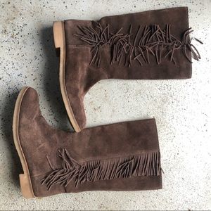 Lucky Brand Fringe Boots